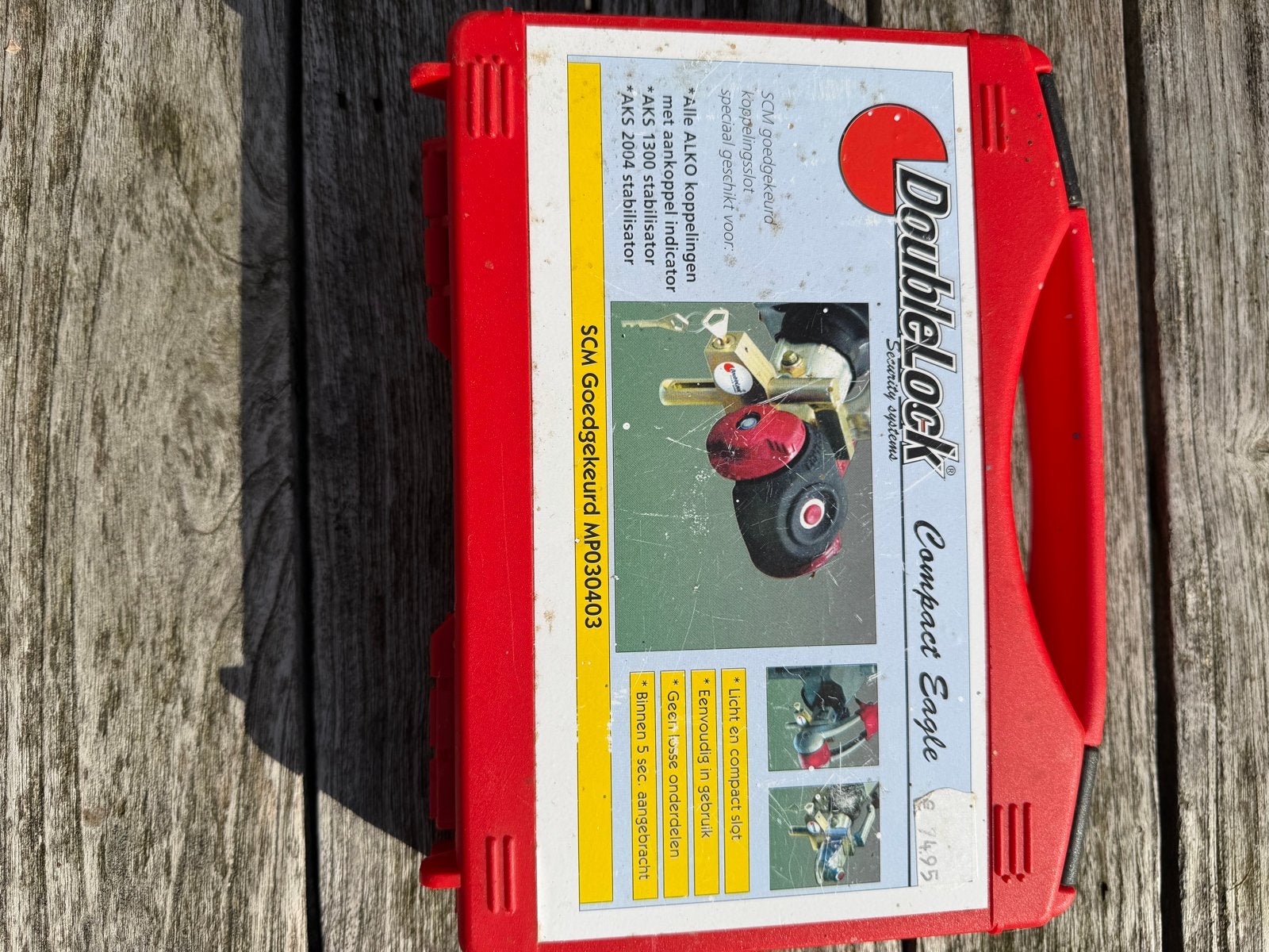 DoubleLock Compact Eagle SCM gekeurd disselslot, Ophalen of Verzenden, Zo goed als nieuw