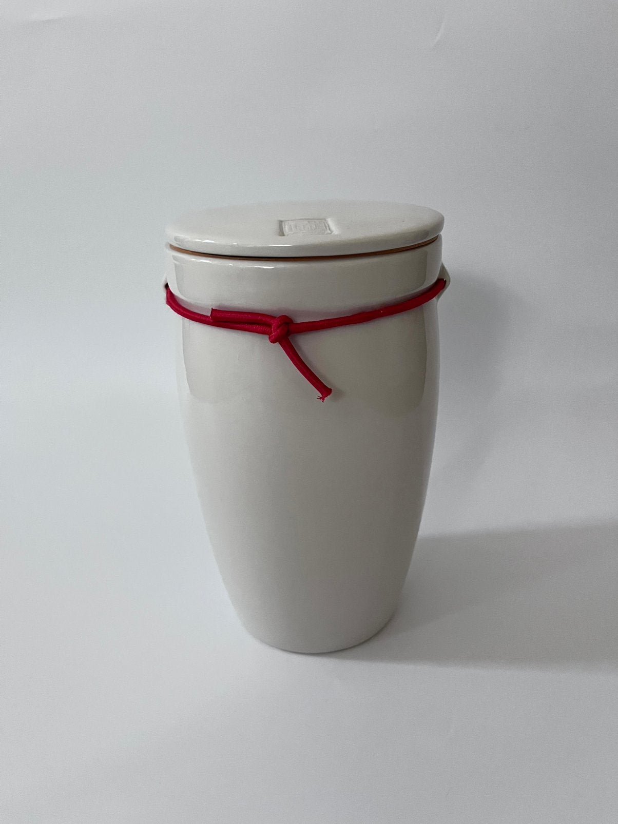 Fair Trade Original voorraadpot 'Cha', Keramiek, Overige typen, Ophalen of Verzenden, Zo goed als nieuw
