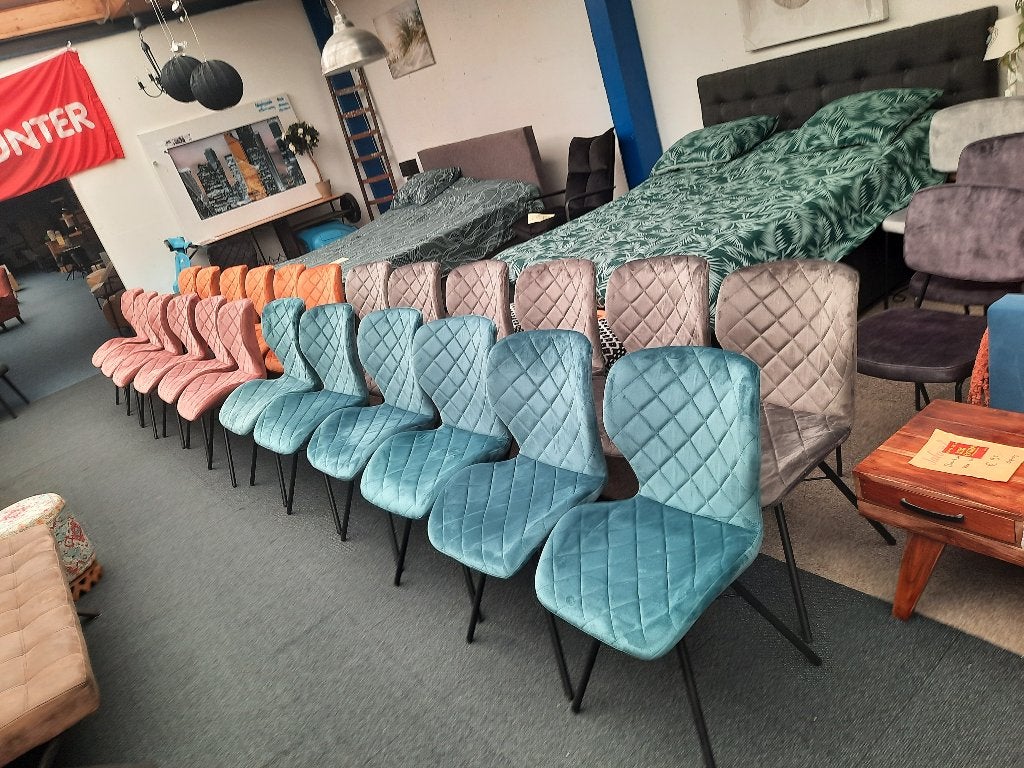 Grote partij eetkamerstoelen – diverse modellen – €59,- p.s, Huis en Inrichting, >, Jafo meubelen, Nieuw, Ophalen of Verzenden