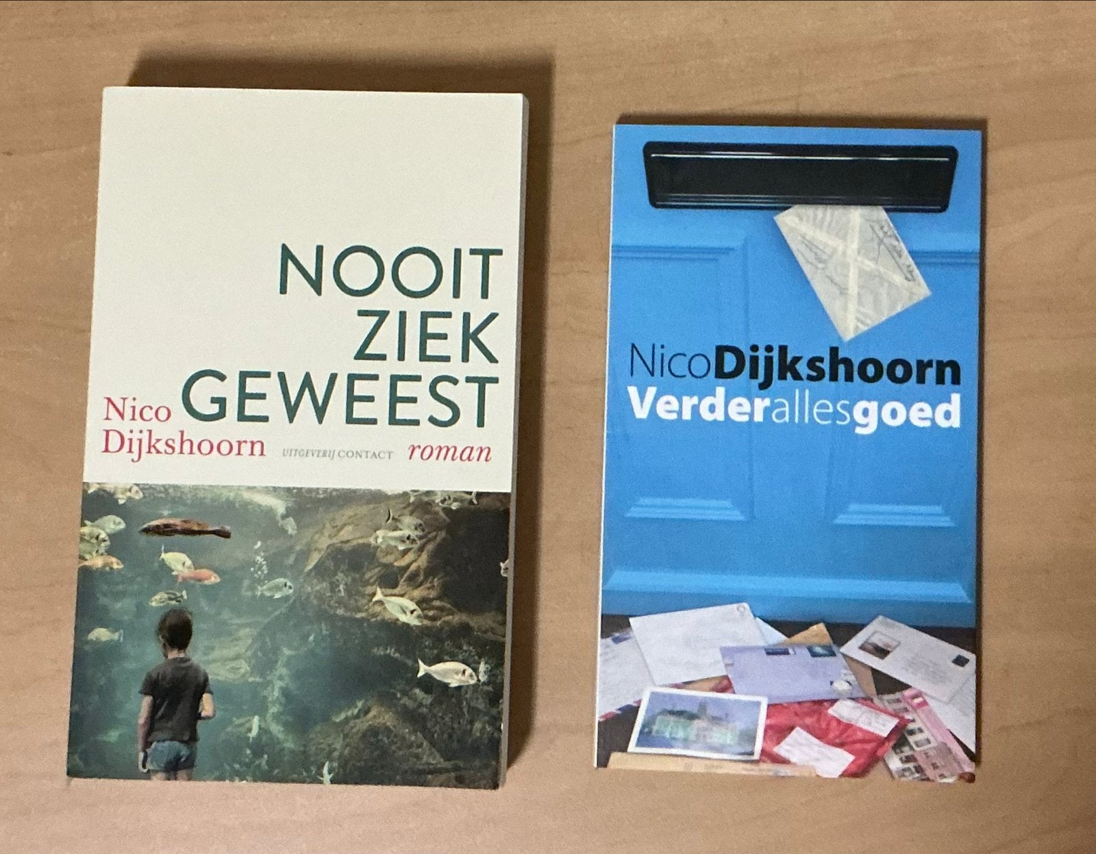 Nico Dijkshoorn - Nooit Ziek Geweest & Verder Alles Goed, Boeken, Ophalen, Zo goed als nieuw, Nederland