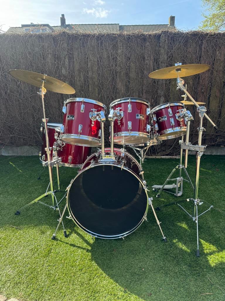 Pearl Export Drumstel met ingebouwde Triggers & Mute Cymbals, Muziek en Instrumenten, Drumstellen en Slagwerk, Ophalen, Gebruikt