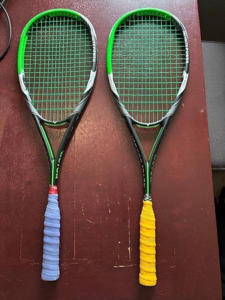 Twee keer Victor IP9 RK in goede staat squash racket, Ophalen of Verzenden, Gebruikt, Racket