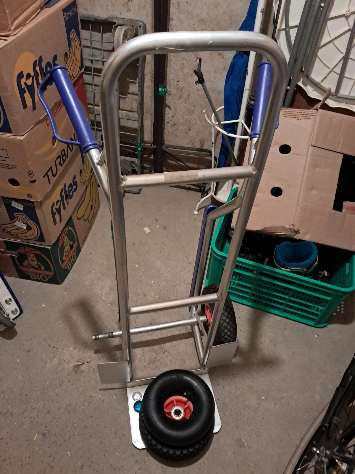 Aluminium steekwagen, Doe-het-zelf en Verbouw, Transportwagens, Ophalen, Zo goed als nieuw, Steekwagen