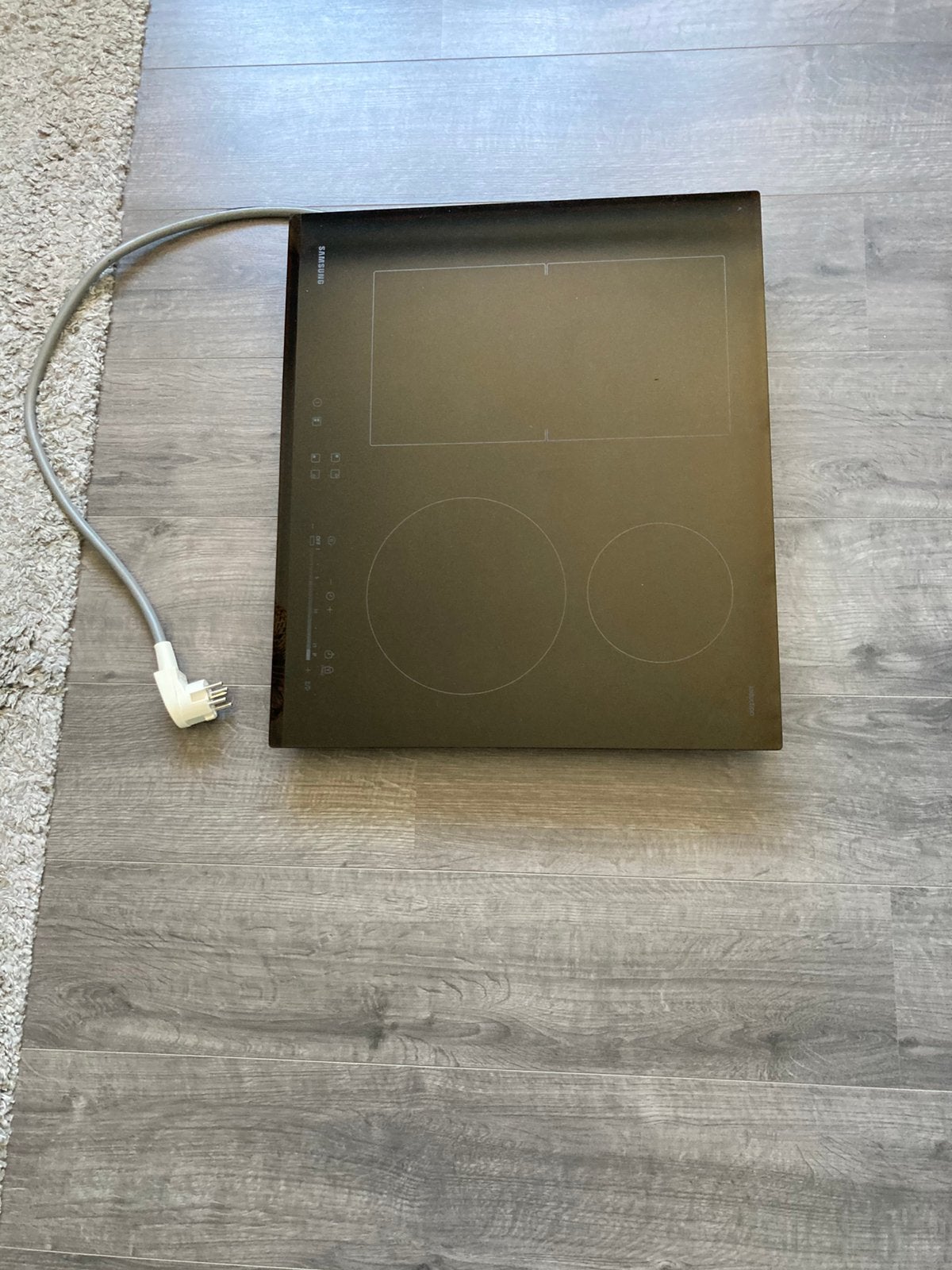 Inductie kookplaat Samsung, Ophalen, Gebruikt, 4 kookzones, Inbouw