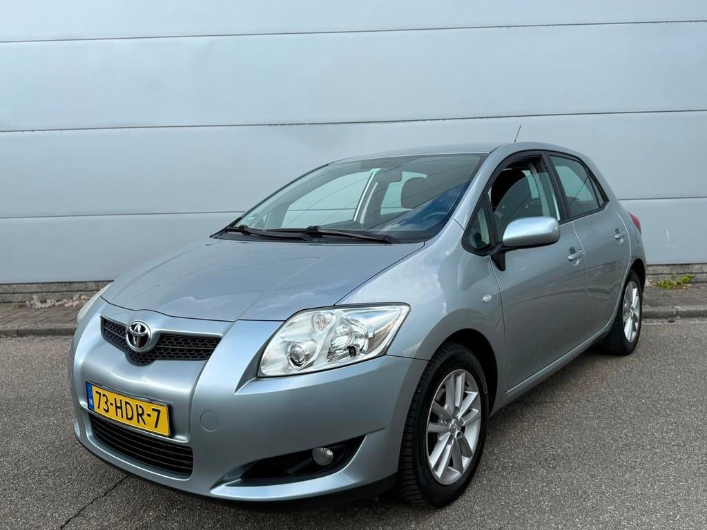 Toyota Auris 1.6-16V Dynamic 5D (bj 2008) NAVI|CLIMA|MOOIE A, Voorwielaandrijving, Gebruikt, Zwart, 4 cilinders