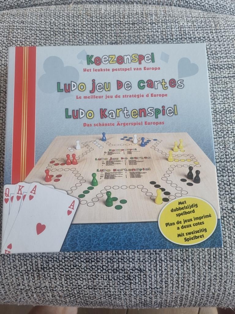 Keezenspel Ludo Jeu De Cartes, Ophalen, Nederlandse Spellenfabriek, Nieuw, Vijf spelers of meer