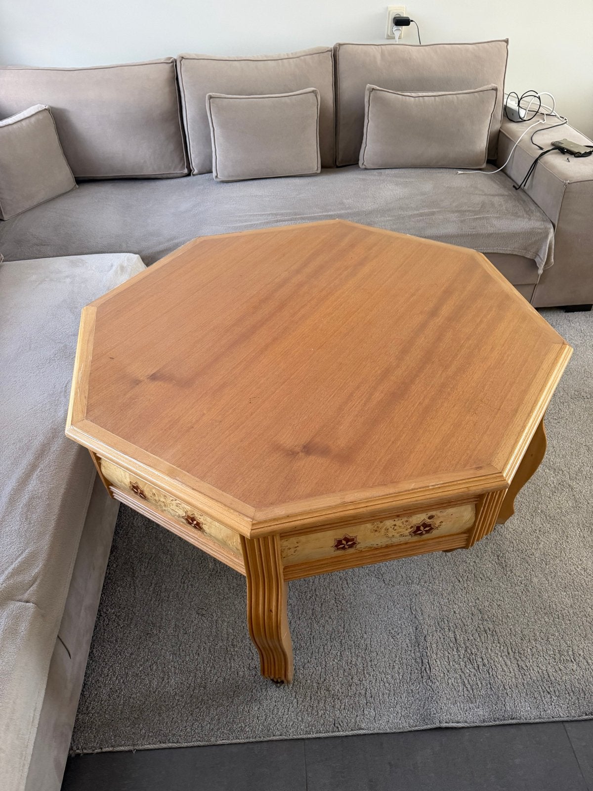 Marokkaanse salontafel, 50 – 75, Gebruikt, 100 tot 150 cm, Overige vormen