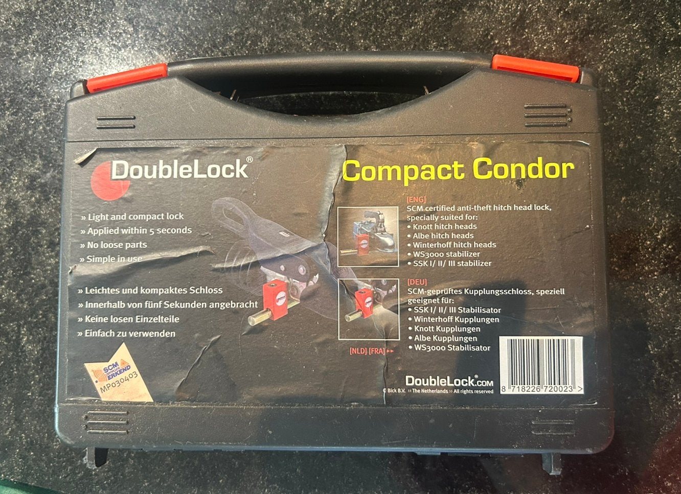 Disselslot Double Lock, Ophalen of Verzenden, Zo goed als nieuw