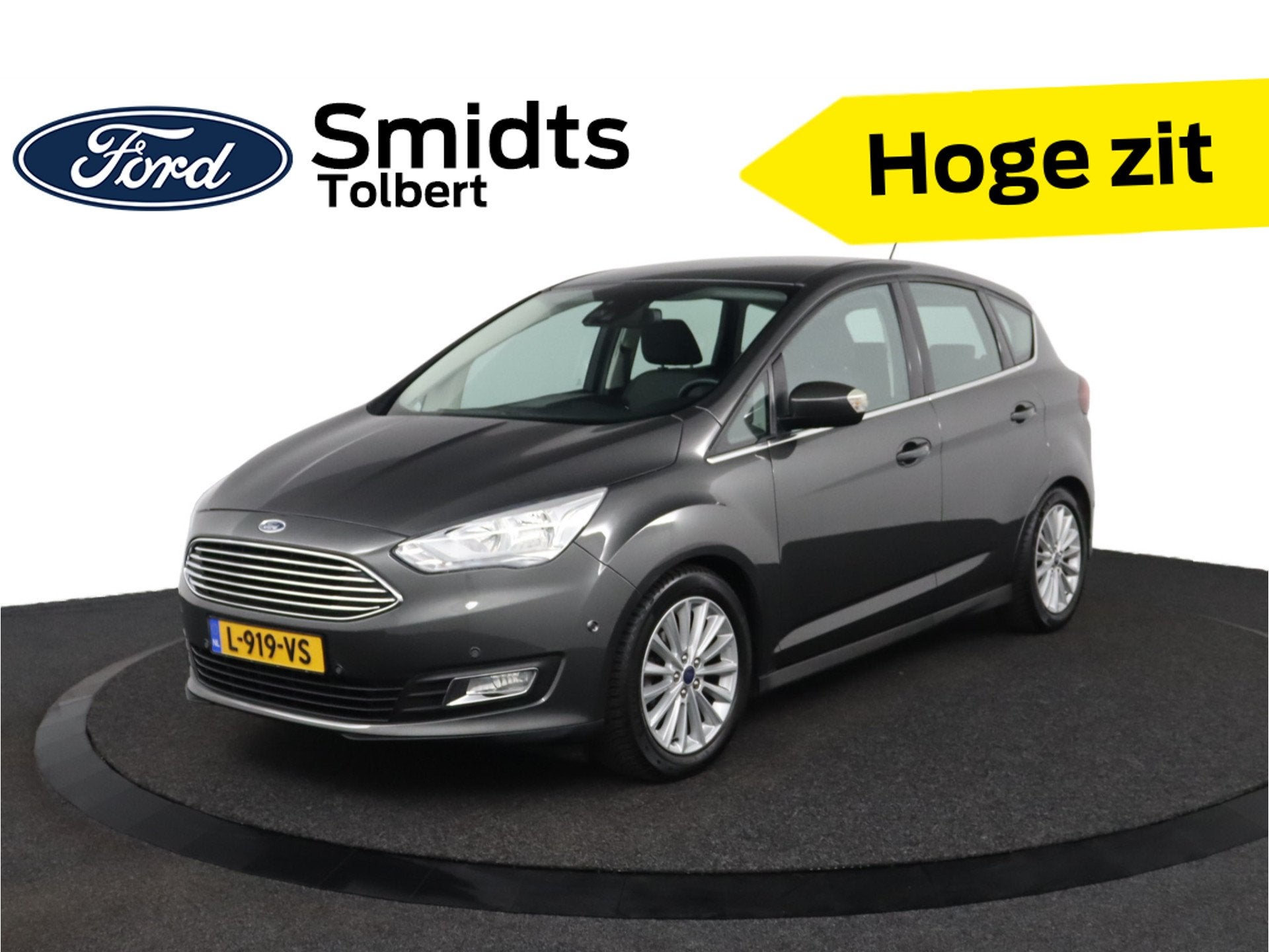 Ford C-MAX 125PK Titanium | AR Camera | Cruise | Clima | Key, Auto's, Voorwielaandrijving, 12 maanden, Gebruikt, Handgeschakeld
