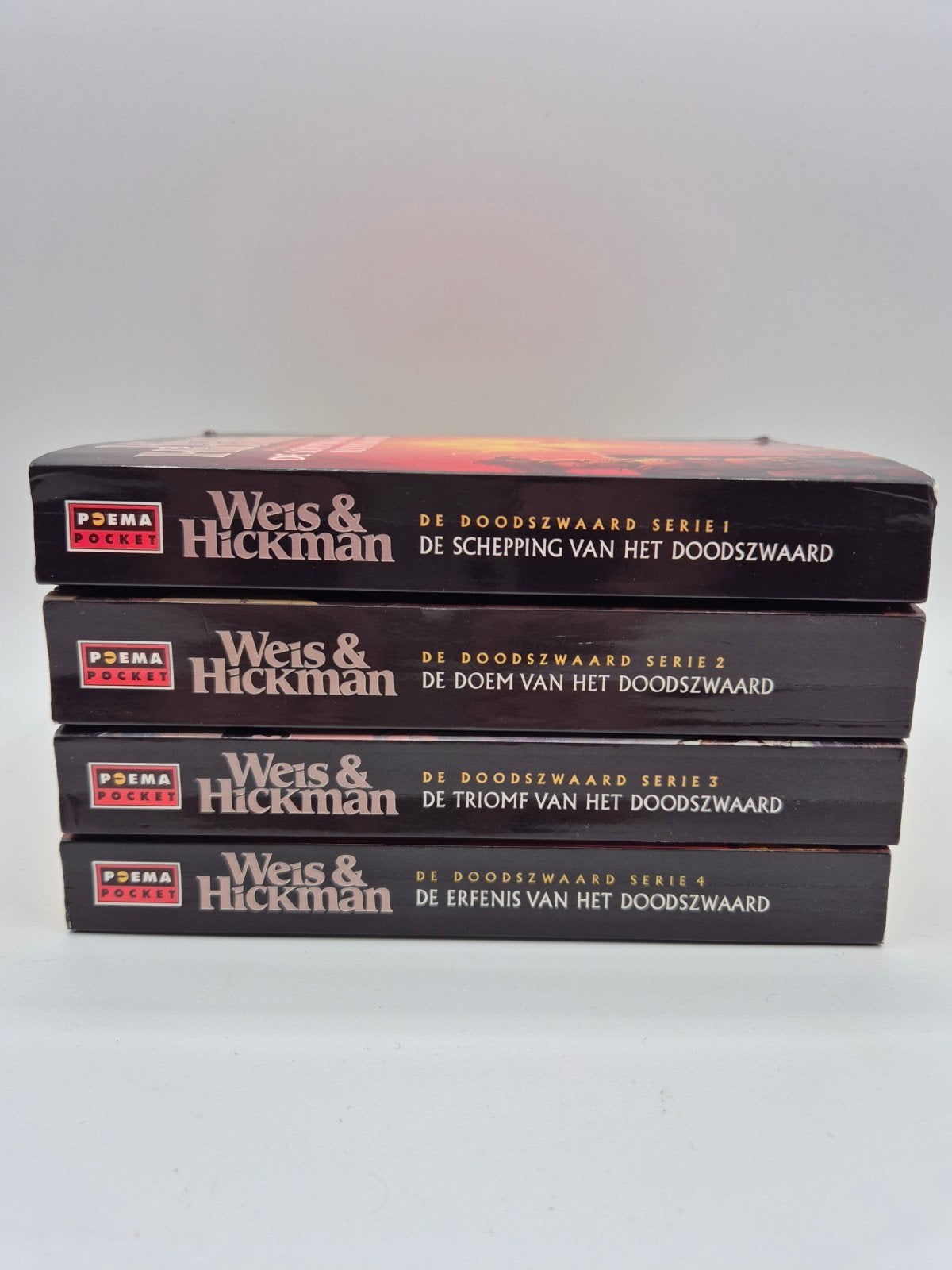 De Doodszwaard Serie 1-4 - Weis & Hickman Fantasy Boeken, Boeken, Ophalen of Verzenden, Gelezen, Margaret Weis en Tracy Hickman