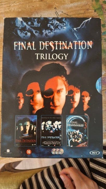 Final Destination Trilogie DVD Boxset (Deel 1, 2, 3), Vanaf 16 jaar, Nederlands, Ophalen of Verzenden, Gebruikt