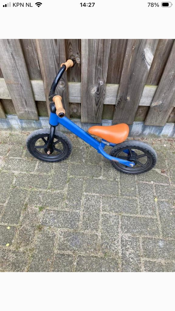 Peuter loopfiets, Kinderen en Baby's, Speelgoed | Buiten | Voertuigen en Loopfietsen, Ophalen of Verzenden, Gebruikt, Loopfiets