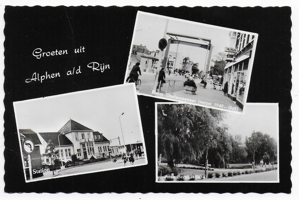 Alphen a/d Rijn Ongelopen Ansichtkaart (B6867 ),, Ophalen of Verzenden, 1940 tot 1960, Ongelopen, Zuid-Holland