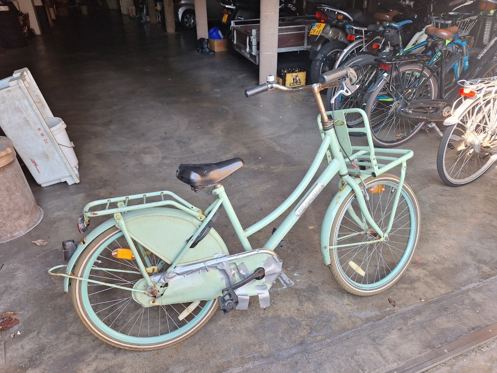 Kinderfiets, Fietsen en Brommers, Fietsen | Meisjes, Ophalen of Verzenden, Gebruikt, Terugtraprem