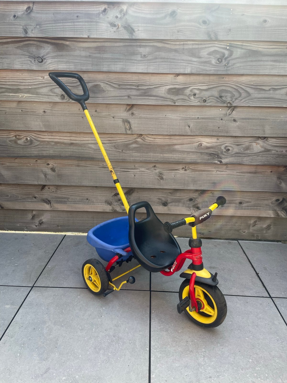 Puky driewieler met duwstang en kiepbakje, Ophalen, Gebruikt, Overige typen