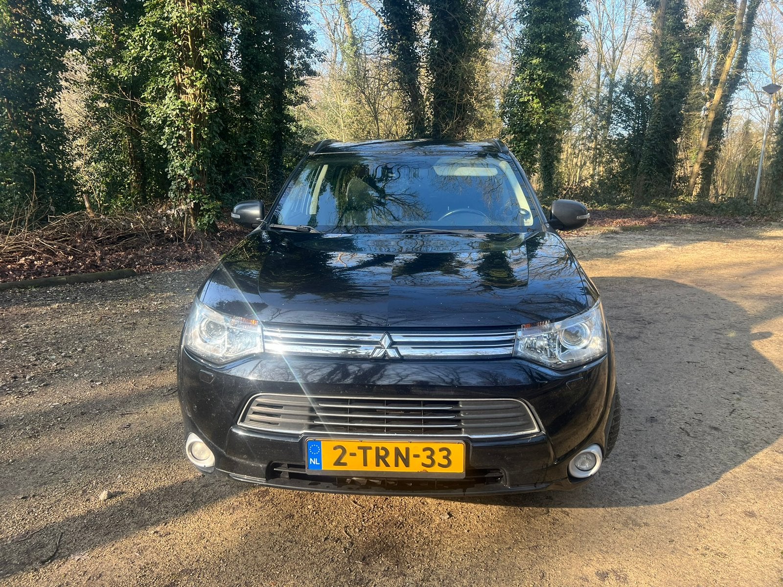 Mitsubishi Outlander 2.0 Dohc Mivec Phev 203pk 4WD CVT 5P, Auto's, 1998 cc, Outlander, 4 cilinders, Zwart