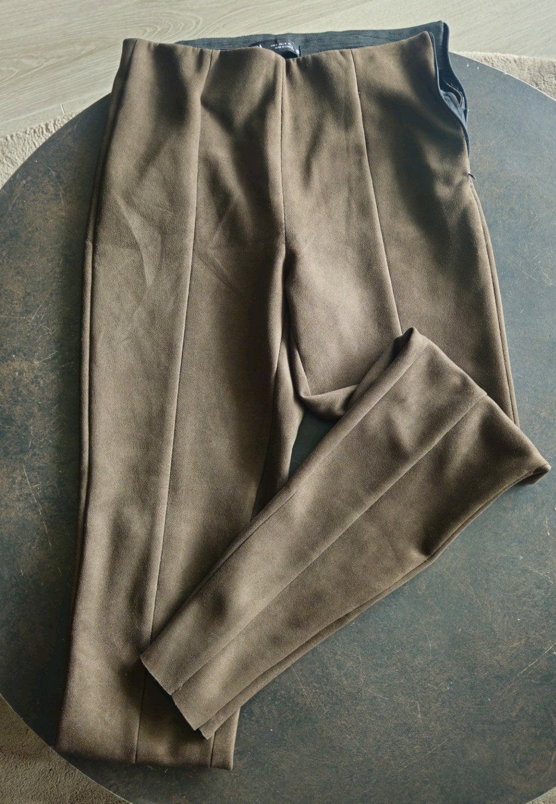 Zara Skinny Broek, Bruin, Zara, Ophalen of Verzenden, Maat 36 (S)