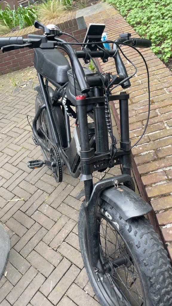 fatbike vandaag voor 300 ophalen, Fietsen en Brommers, Elektrische fietsen, Gebruikt, Minder dan 47 cm, 30 tot 50 km per accu