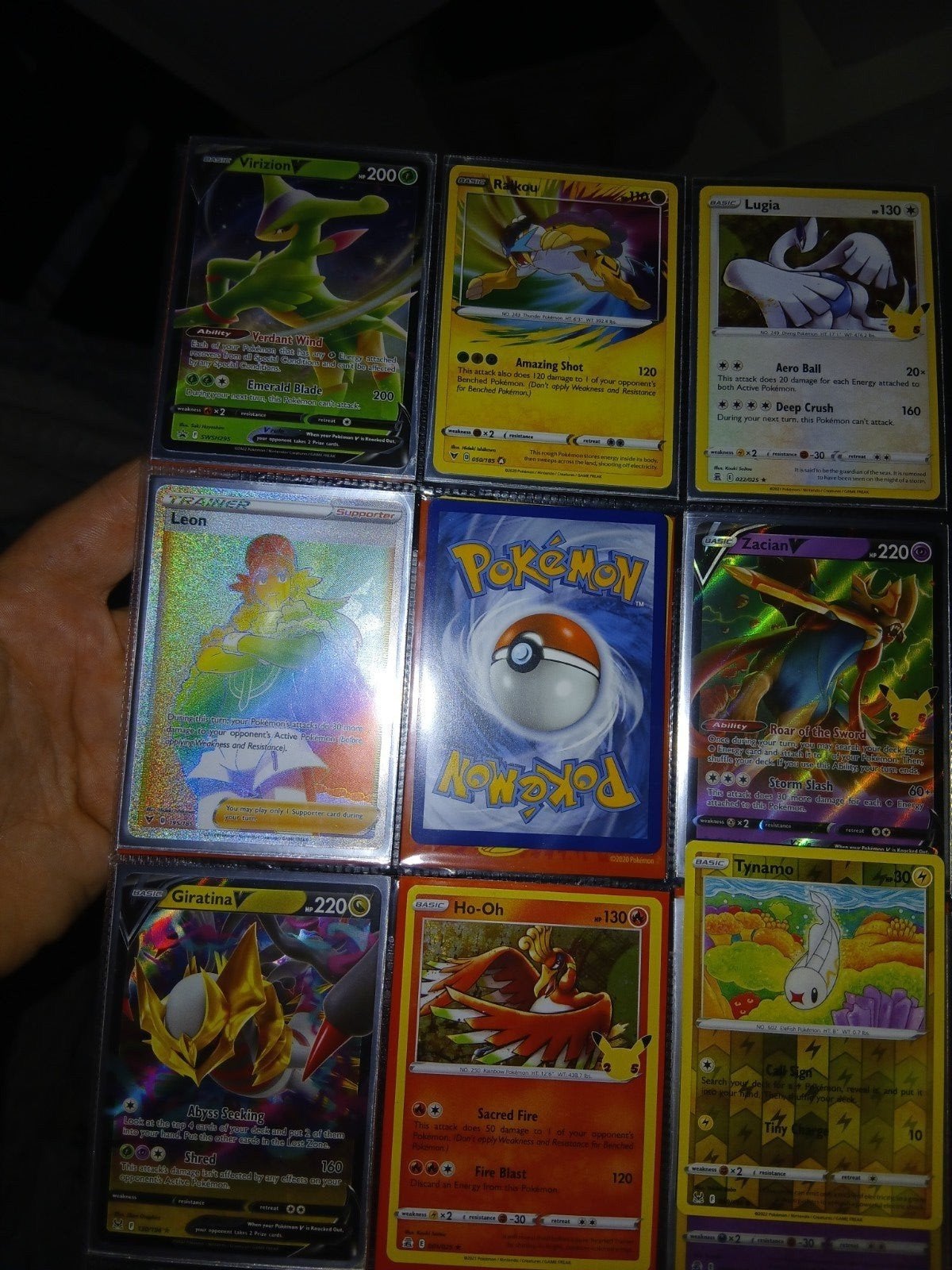 Pokémon Kaarten Collectie - V, VMAX, Holo, Promo, Ophalen of Verzenden, Zo goed als nieuw, Meerdere kaarten, Foil