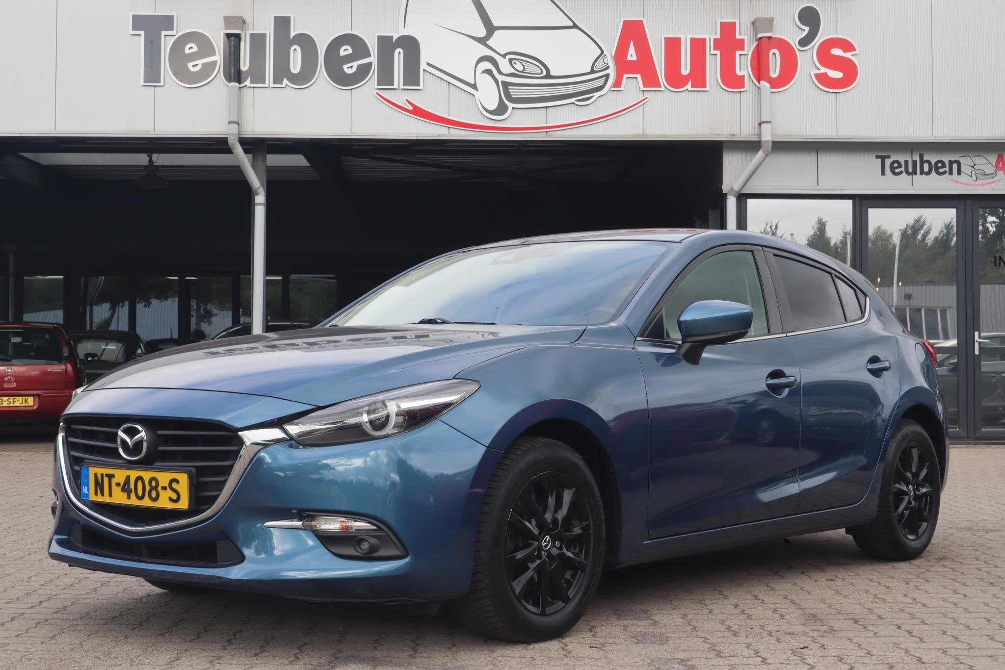 Mazda 3 2.0 SkyActiv-G 120 TS+ | Navigatie | Stoel-stuur ver, Auto's, Voorwielaandrijving, 1998 cc, Stof, Gebruikt