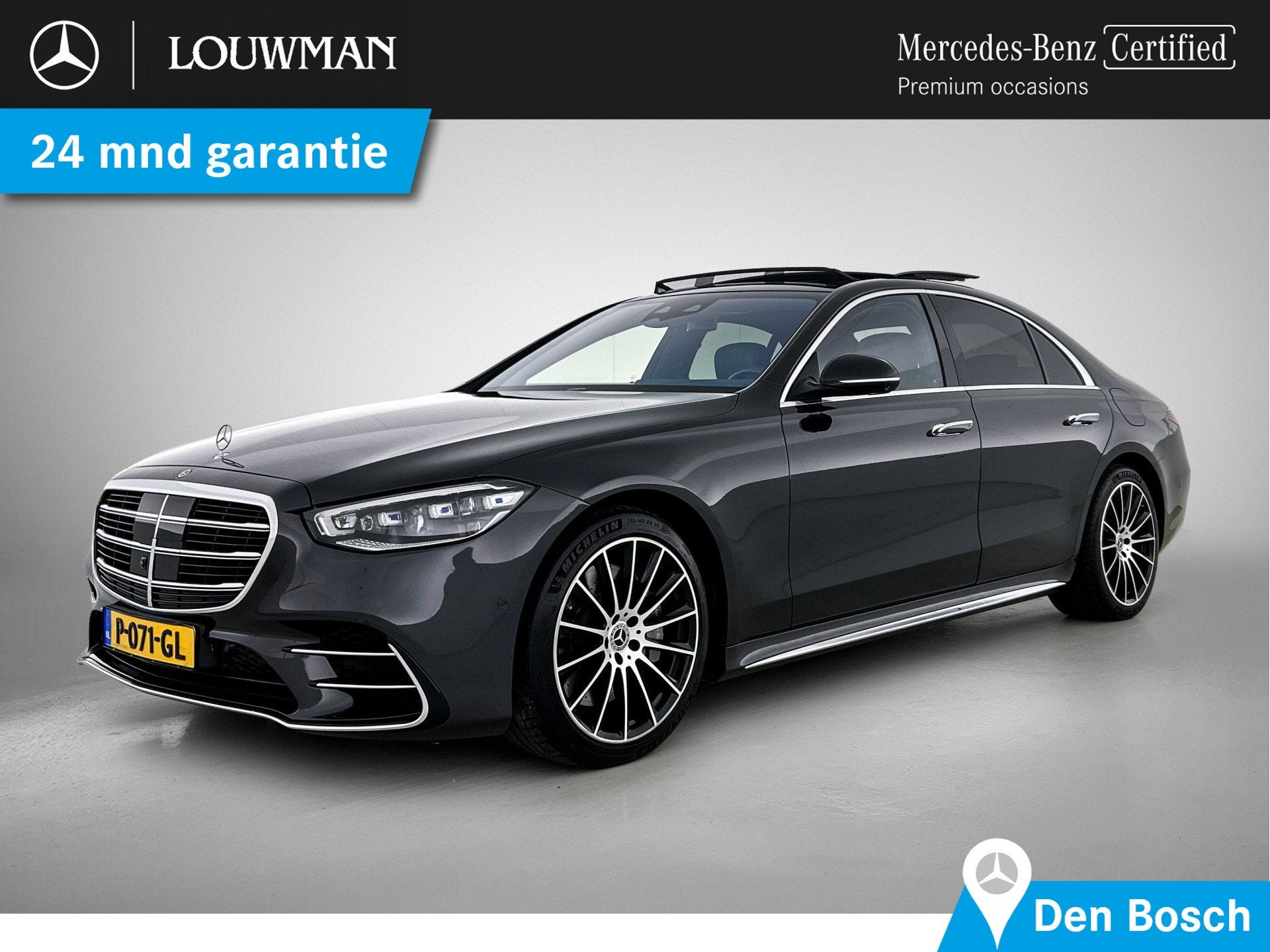 Mercedes-Benz S-Klasse 580 e AMG Line | Premium pakket | Pan, Auto's, Automaat, 12 maanden, Achterwielaandrijving, Gebruikt