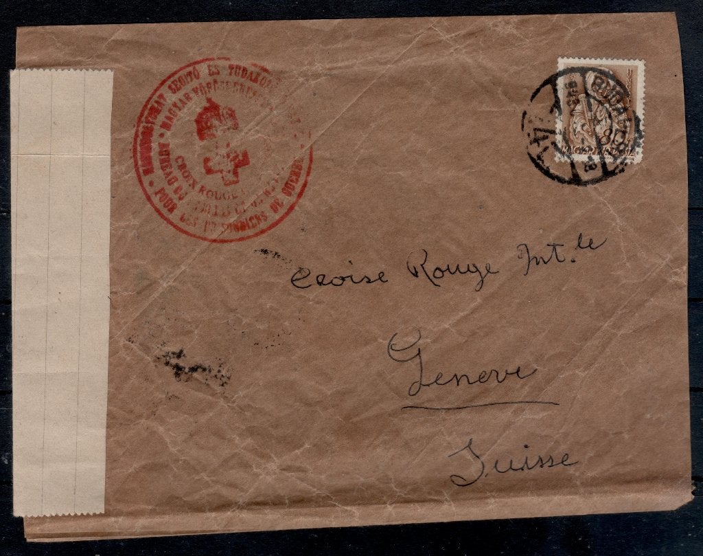 D3) 1919 Rusland lokaal White Army envelop met censuur, Verzenden, Gestempeld