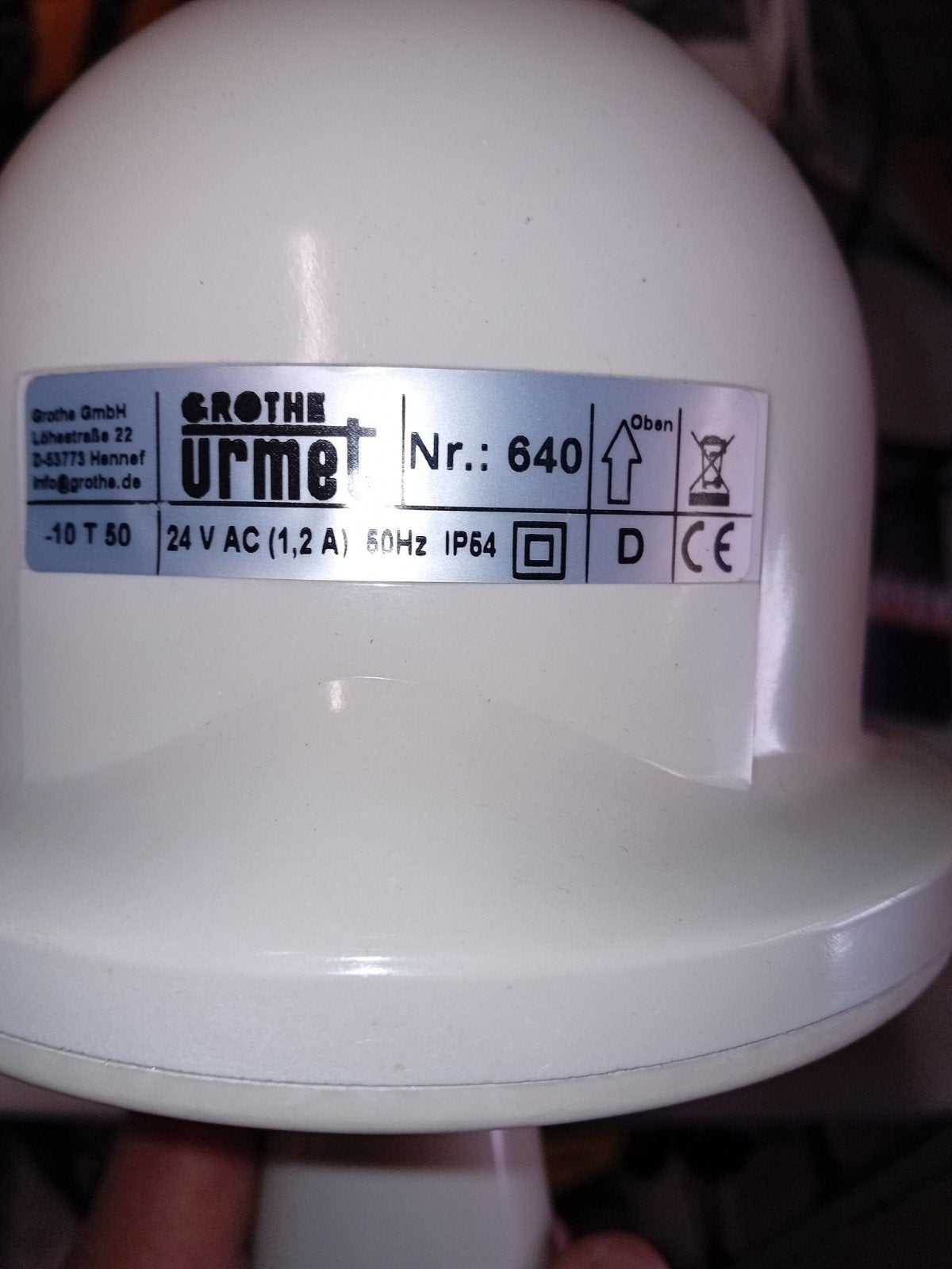 Grothe Urmet Nr.: 640 Antenne/Buitenunit, Ophalen of Verzenden, Zo goed als nieuw