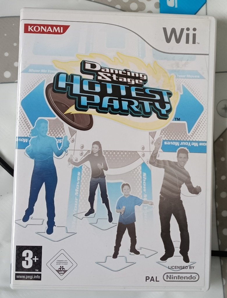dancing stage hottest party met dansmat nintendo wii, Spelcomputers en Games, Ophalen, Muziek, Zo goed als nieuw, 3 spelers of meer