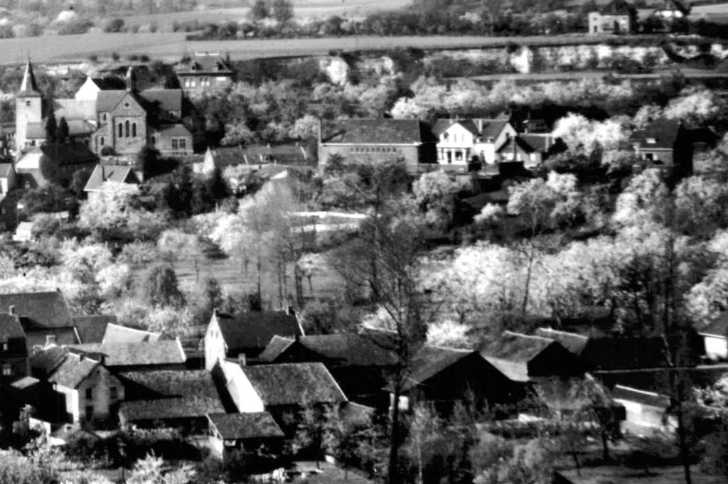 968174	Schin op Geul	bij Valkenburg	1955 Panorama	Sousberg, Ophalen of Verzenden, 1940 tot 1960, Gelopen, Limburg