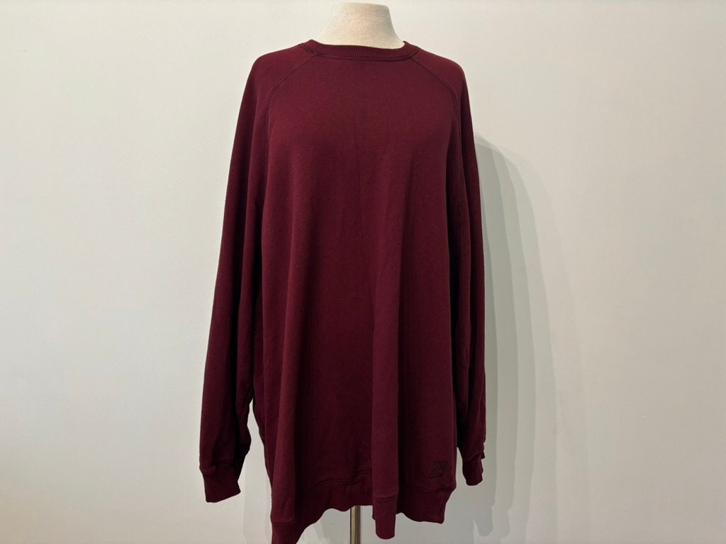 Trvl Drss Oversized trui bordeaux / donkerrood katoen – mt M, Maat 38/40 (M), Verzenden, Nieuw, Trvl drss