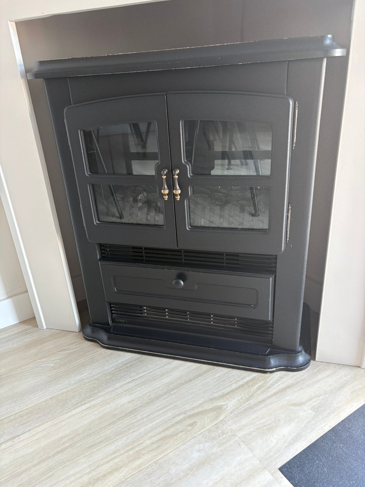 Dimplex electrische haard, Ophalen, Gebruikt, Vrijstaande haard, Elektrische haard