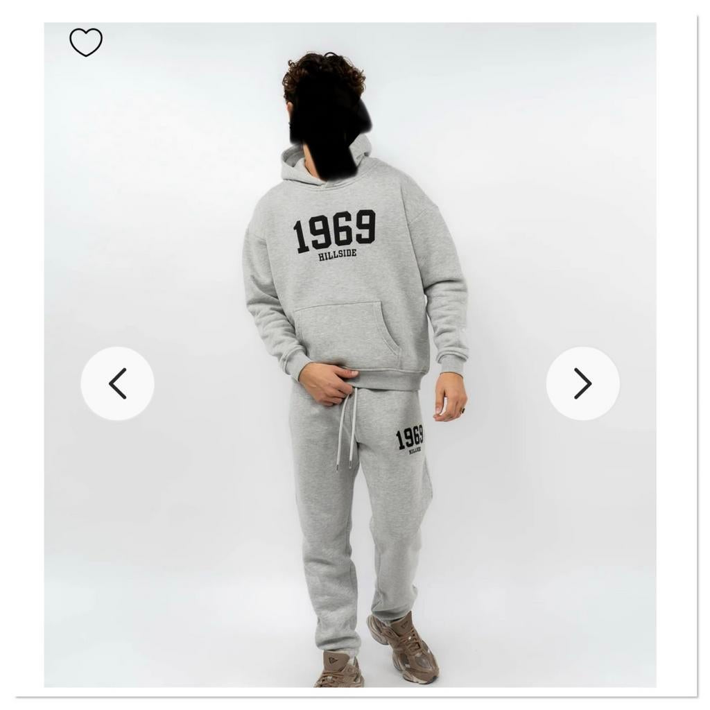 Hillside 1969 Varsity Tracksuit - Grijs, Kleding | Heren, Ophalen of Verzenden, Nieuw