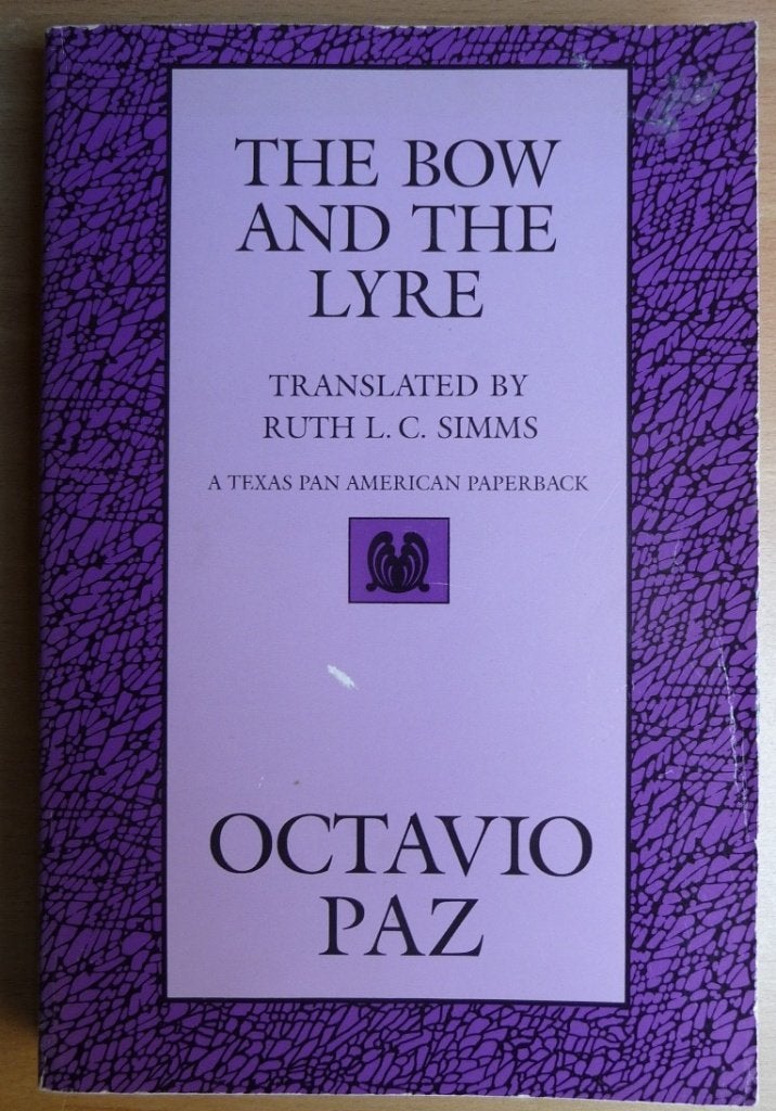 Octavio Paz - The Bow and the Lyre, Ophalen of Verzenden, Gelezen