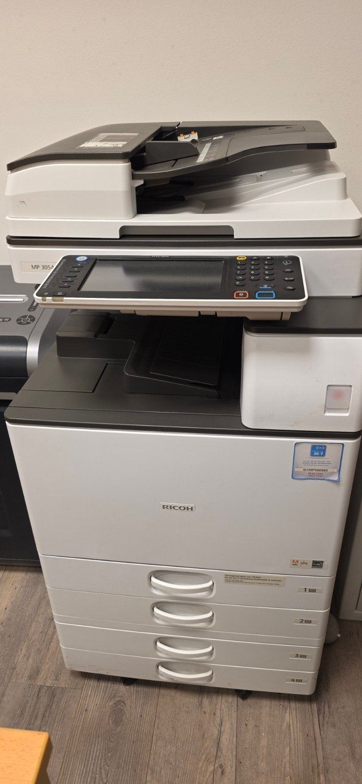 Ricoh mp3054 printer, Ophalen