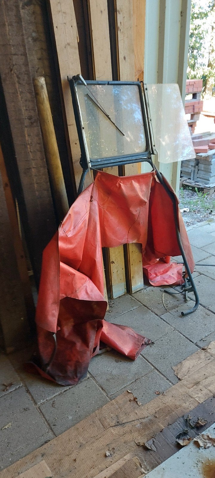 Voorruitframe met zeil voor klassieke trekker tractor (ford, Ophalen, Gebruikt, Universele onderdelen