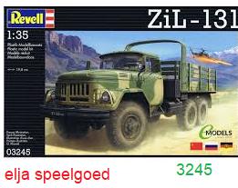 Revell 1:35 Truck ZiL-131 5 Ton sovjet 3245 modelbouw truck, Hobby en Vrije tijd, Modelbouw | Auto's en Voertuigen, Nieuw, Ophalen of Verzenden