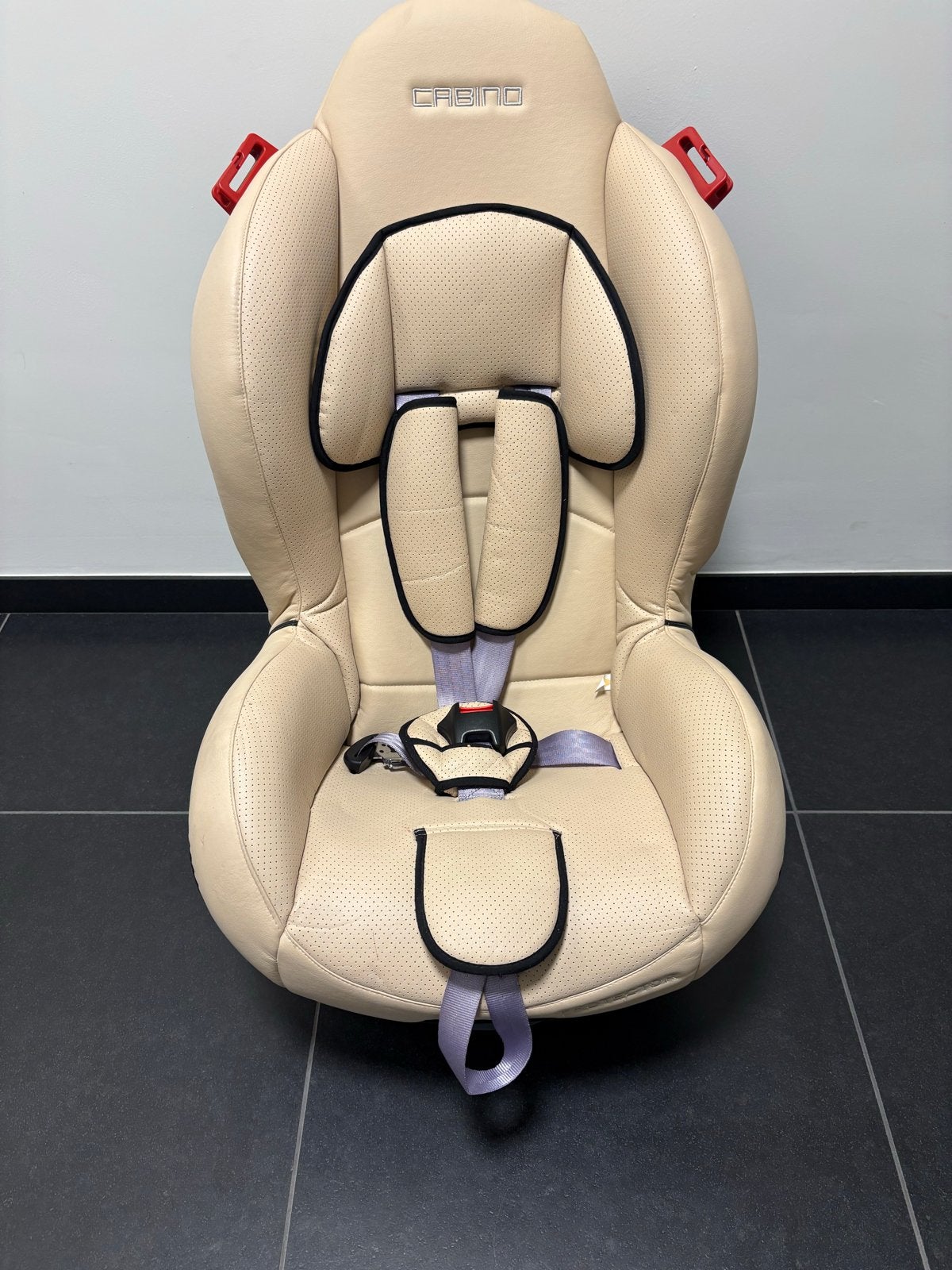 Casino Autostoel Beige - Comfortabel en Veilig, Overige merken, 9 t/m 18 kg, Gebruikt, Autogordel