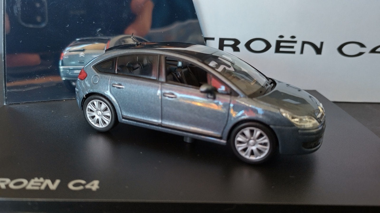 Citroen C4 Gris Fer 1:43 Norev Pol, Hobby en Vrije tijd, Modelauto's | 1:43, .., Auto, Verzenden, .