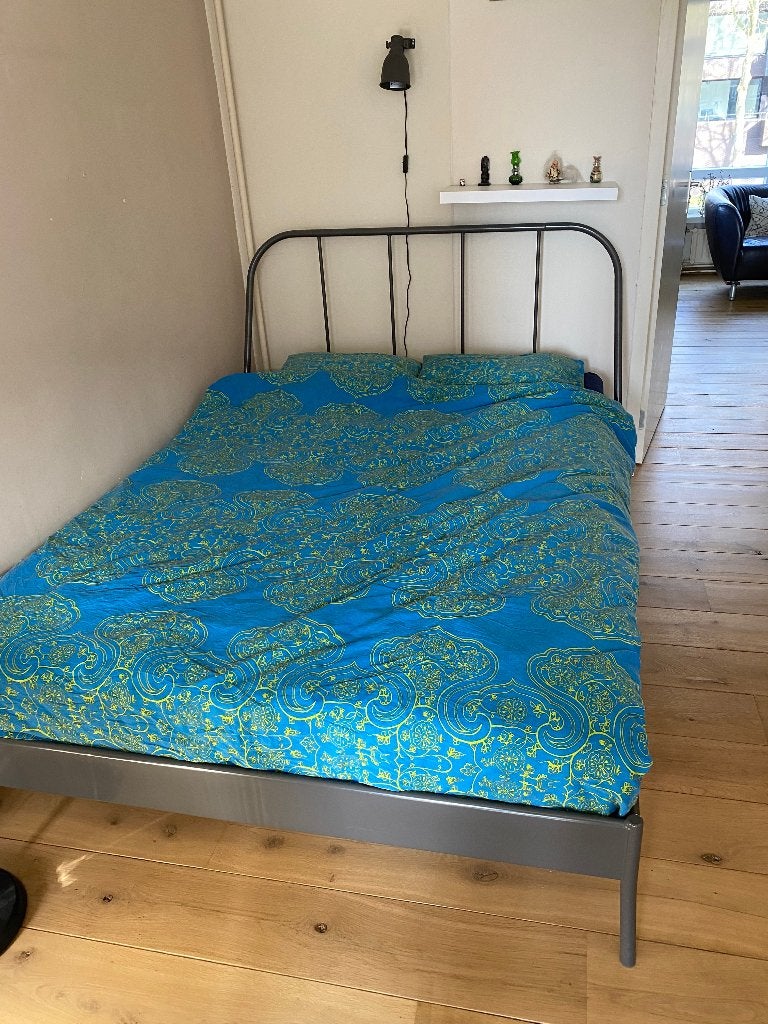 Small Double Bed 140x200 (Mattress & Storage Optional!), Huis en Inrichting, Ophalen, Tweepersoons, 140 cm, Zo goed als nieuw