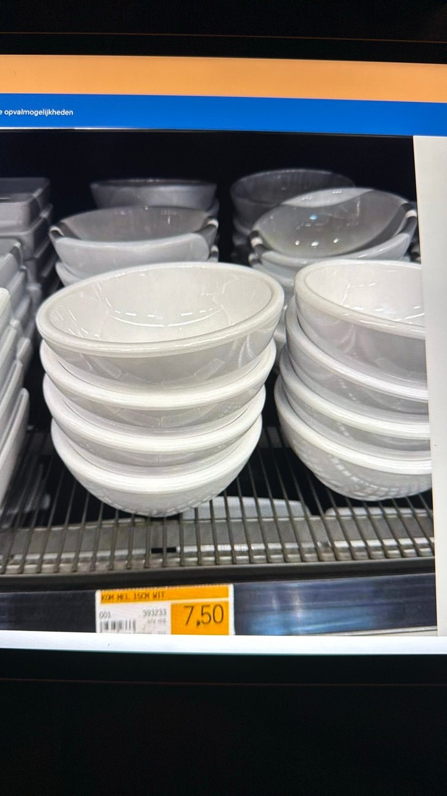 Witte sushi schaaltjes met glazuur - Truyts, Huis en Inrichting, Keuken | Servies, Ophalen, Aziatisch, Gebruikt, Overige merken