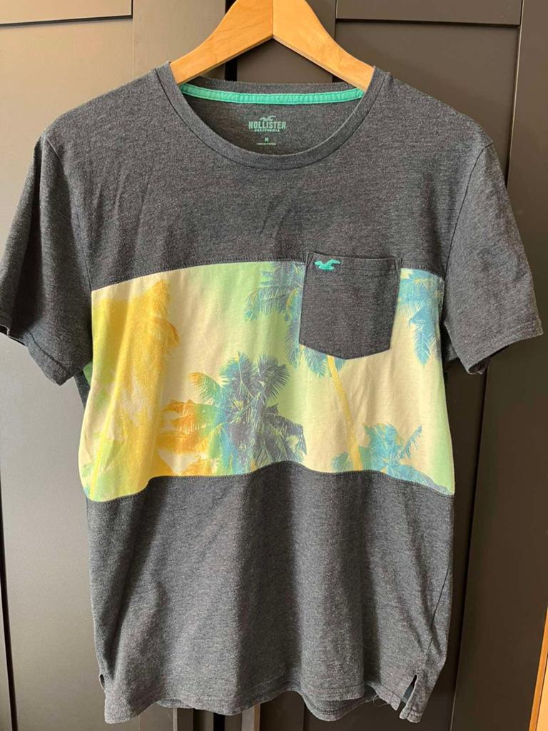 Hollister T - Maat M, Maat 48/50 (M), Ophalen of Verzenden, Grijs, Gedragen