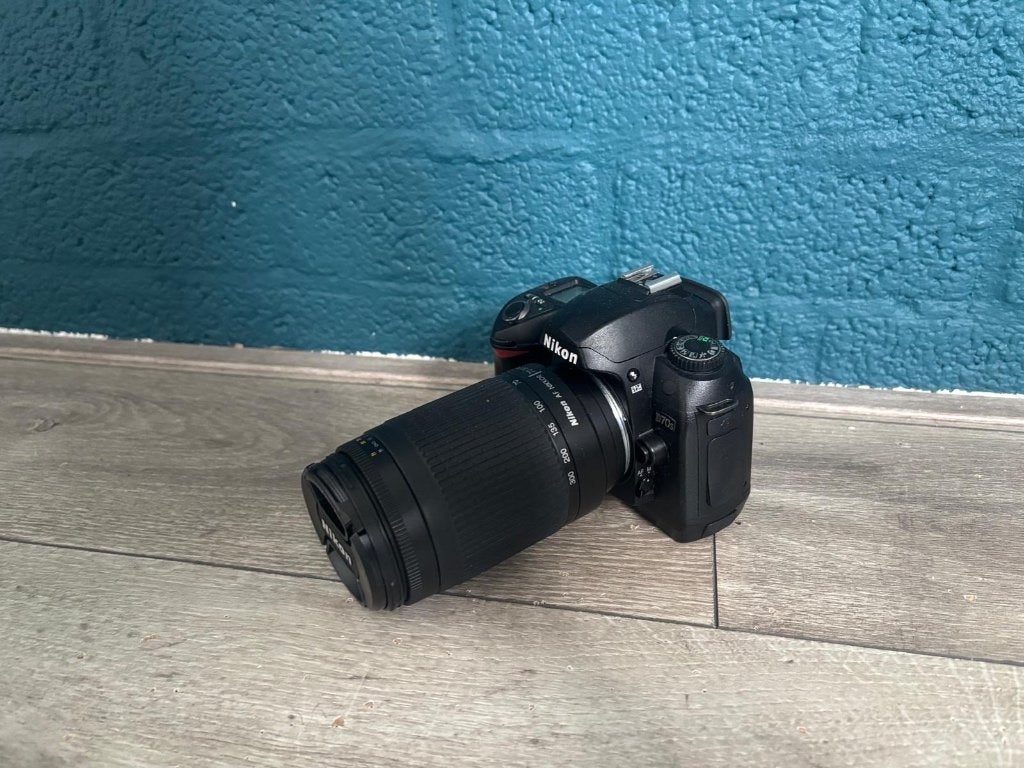 Nikon D70s, Spiegelreflex, Zo goed als nieuw, Accu, Nikon