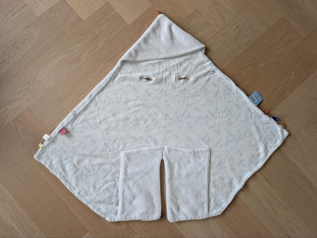 Snoozebaby wikkeldeken / voetenzak maxi cosi wit, Ophalen of Verzenden, Gebruikt
