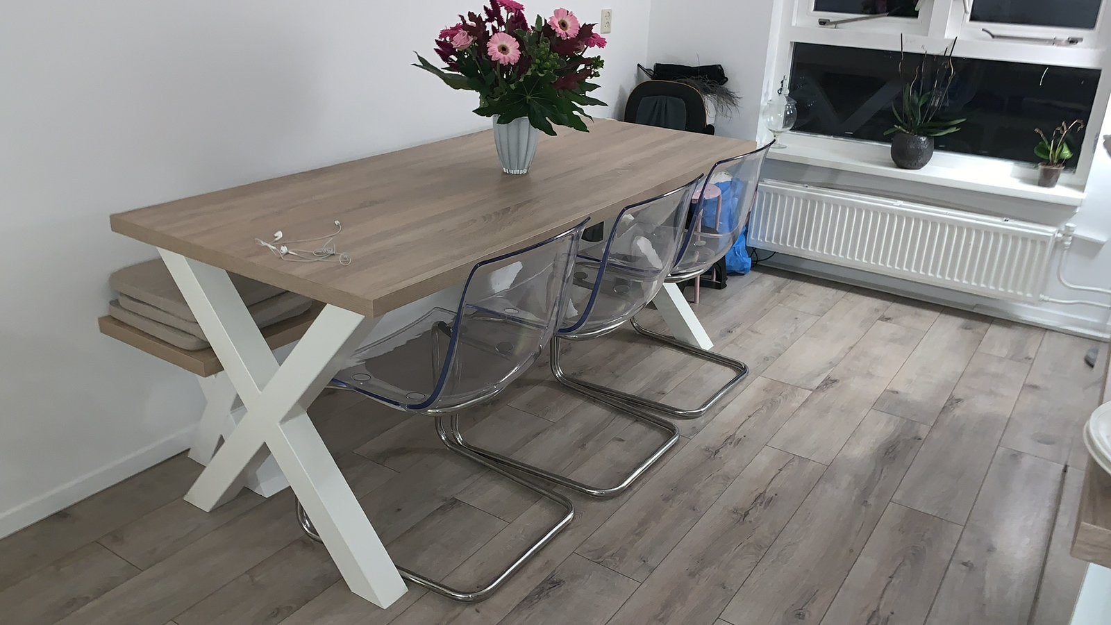 Eethoek eettafel met bank, Ophalen