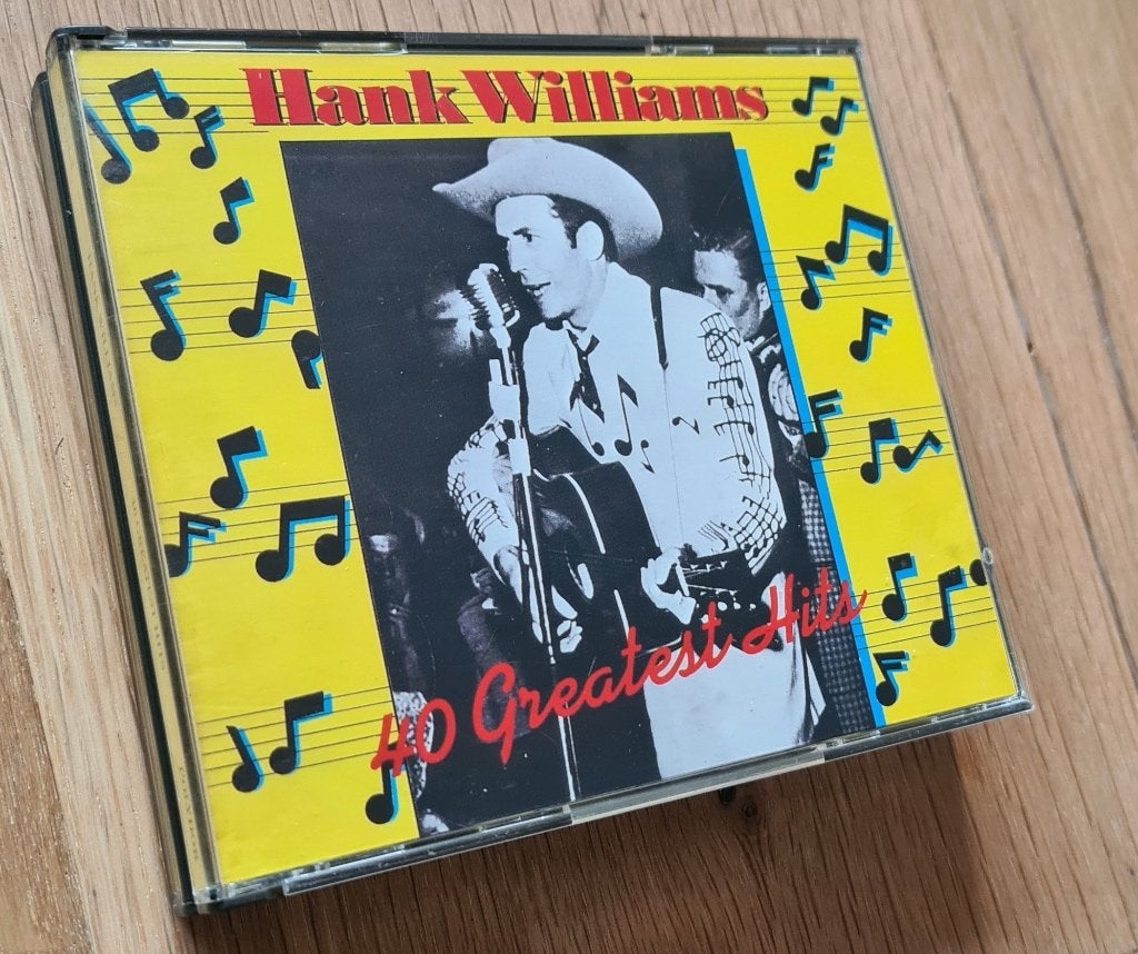 HANK WILLIAMS - 40 Greatest hits ( 2CD ), Ophalen of Verzenden, Gebruikt