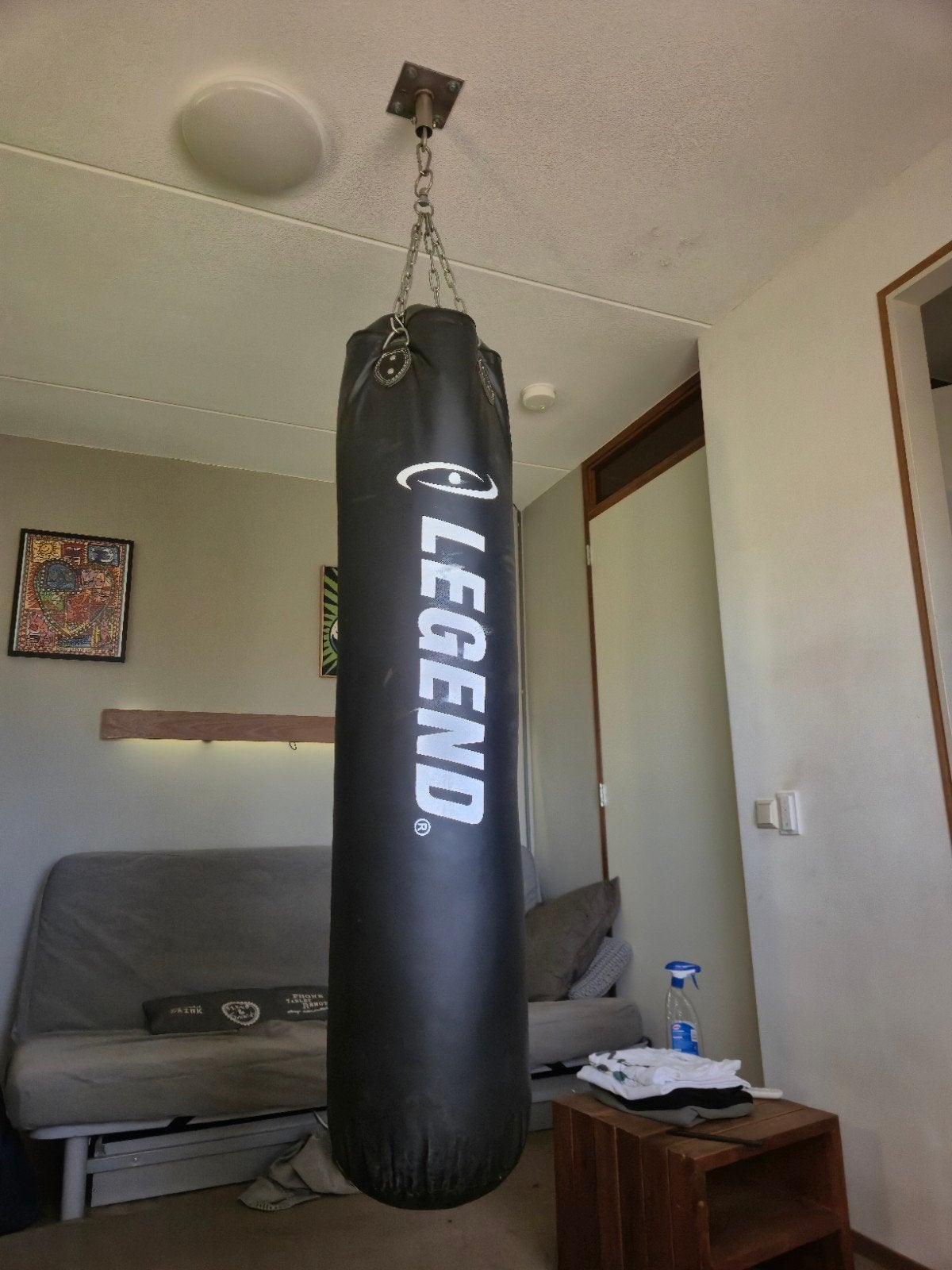 Bokszak Legend 150 cm hoog, 35 cm doorsnede, Ophalen, Gebruikt, Bokszak