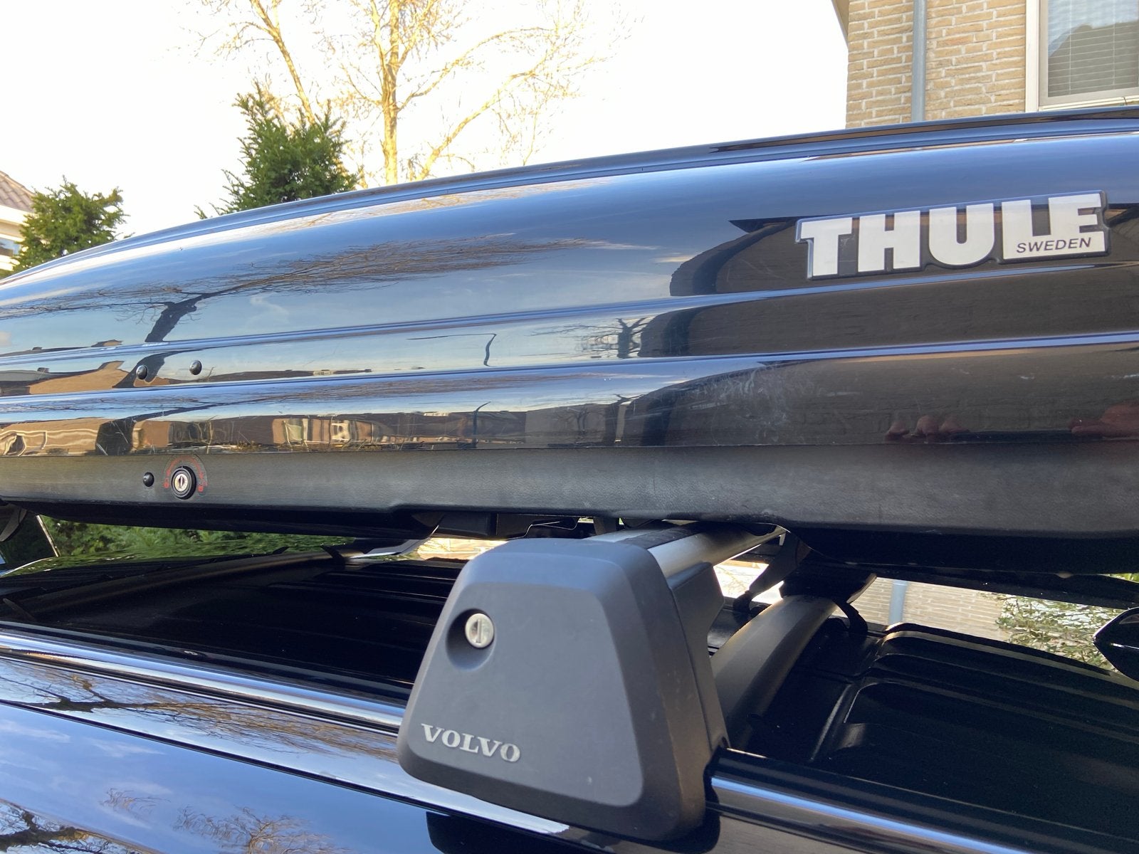 Skibox te huur - Thule dakkoffer met dakdragers Volvo XC40, Ophalen of Verzenden, Gebruikt
