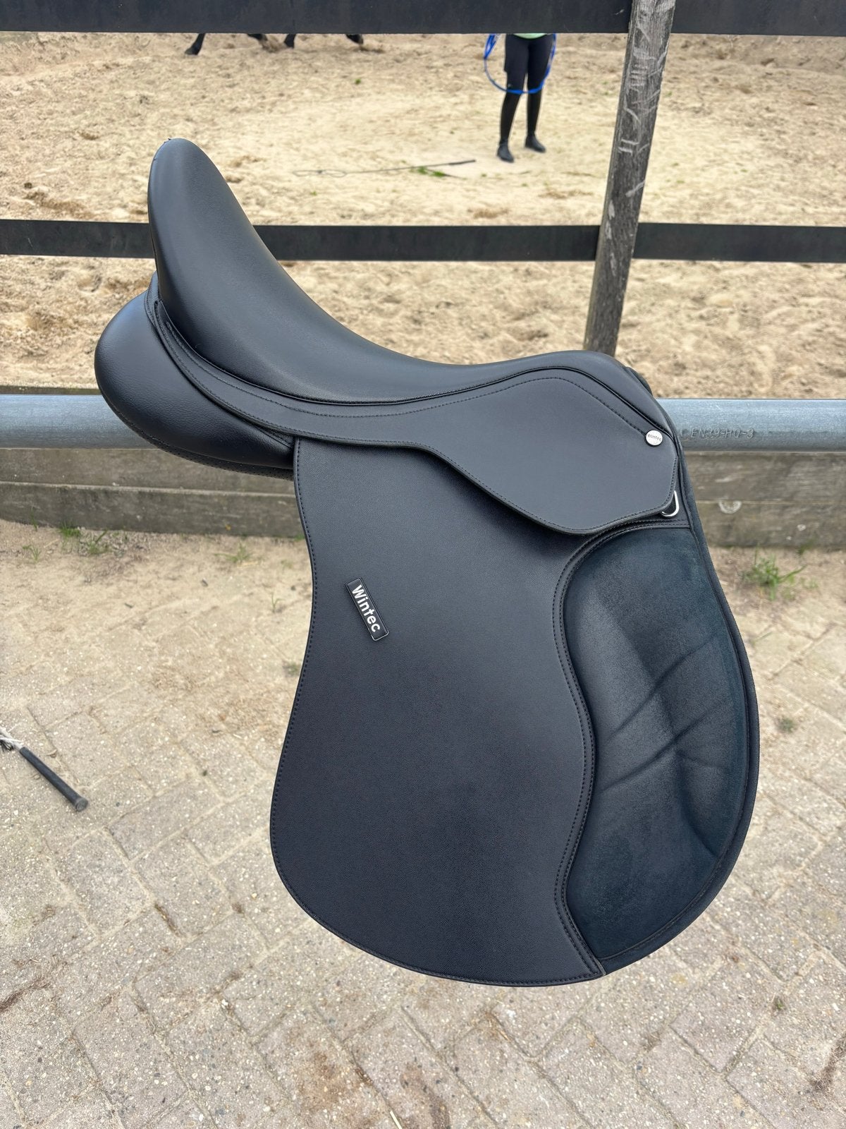 Wintec zadel 17.5 inch, Dieren en Toebehoren, Ophalen, L (17.5 inch), Wintec, Zo goed als nieuw