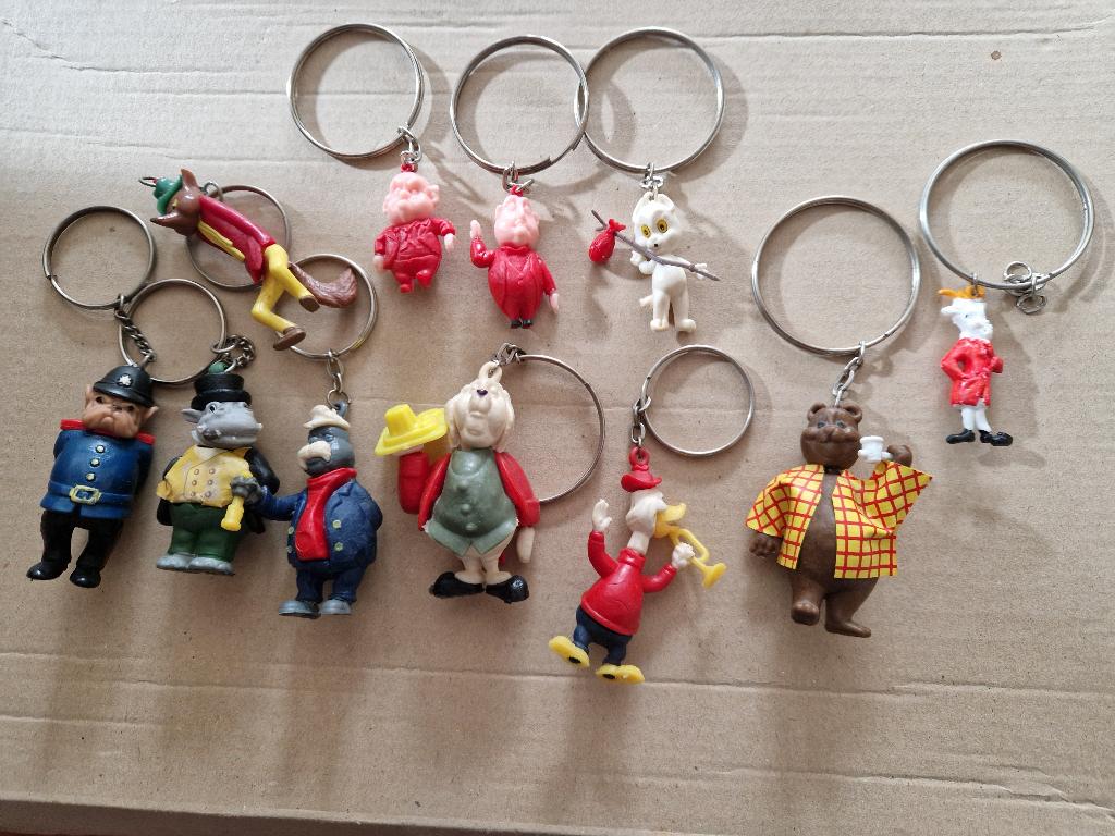 11 Bommelsaga karakters Marten Toonder - Bommel Tom Poes, Verzenden, Zo goed als nieuw, Knuffel of Figuurtje