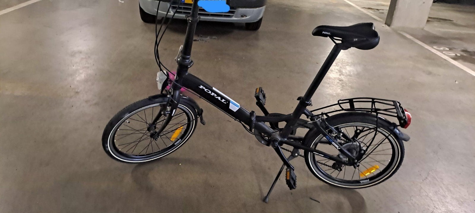 Popal vouwfiets, Fietsen en Brommers, Fietsen | Vouwfietsen, 20 inch of meer, Versnellingen, Zo goed als nieuw, Totaal opvouwbaar
